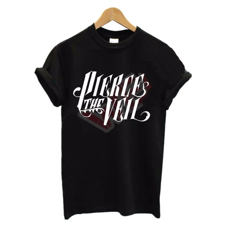 2016 новинка женщины Tshirt прорвать завесу майка хардкор рок-группа хлопок