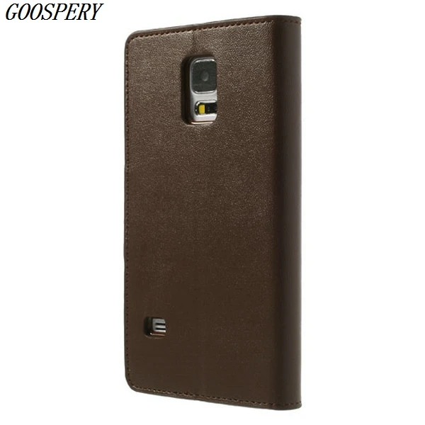 Для Samsung Galaxy S5 чехол Mercury Goospery Соната Дневник Бумажник кожаный флип для G900 i9600|cover for