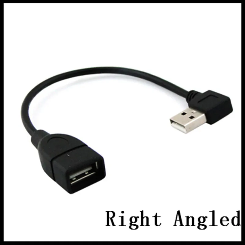 10 см 20 40 USB 2 0 A штырь-гнездо 90 Угловой кабель правый/левый/вниз/вверх шнур |
