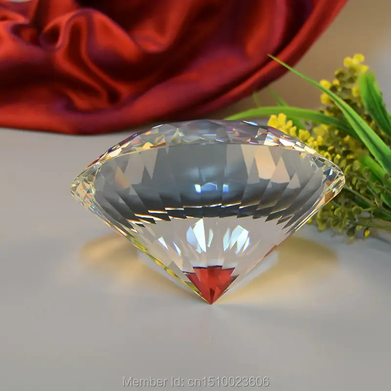 Хрустальный бриллиант свадебное украшение подарок для дома из стекла настольное