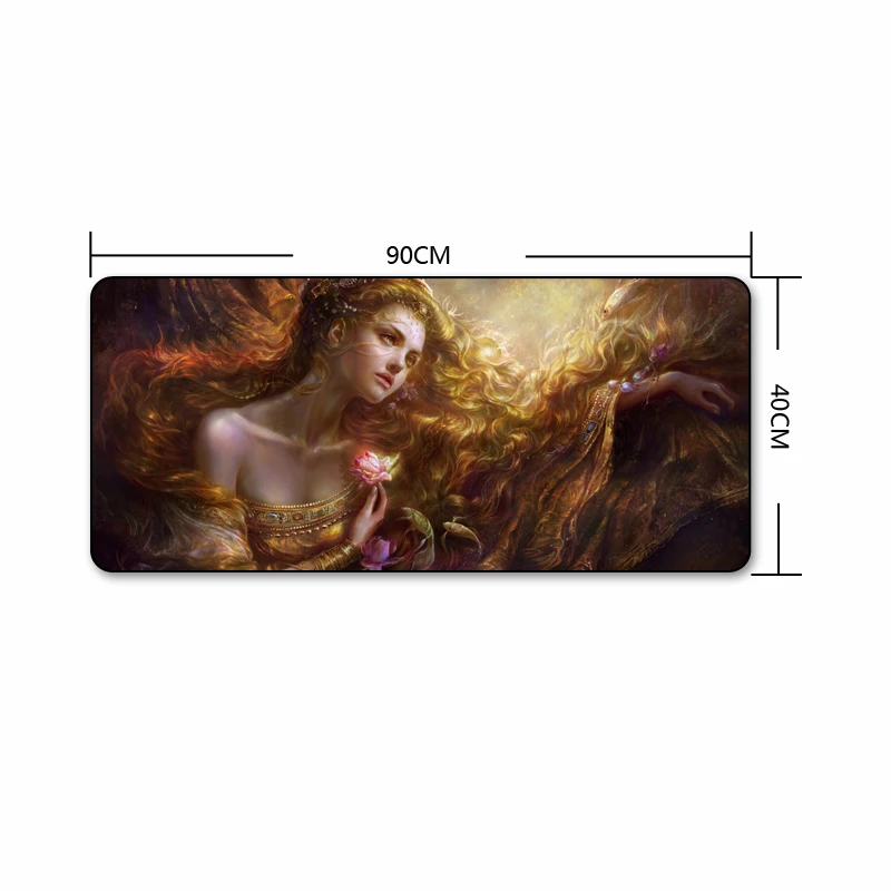 FFFAS 90X40 см Коврик для мыши великие греческие игры культурная девушка большой коврик для мыши помощь геймерам Supersense материал натуральный каучук XXL