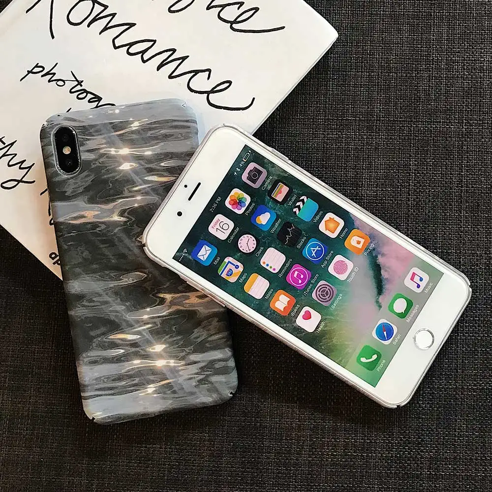 Чехол для телефона iphone 8 Plus XS MAX XR X модный жесткий пластиковый чехол 7 6S 6 |