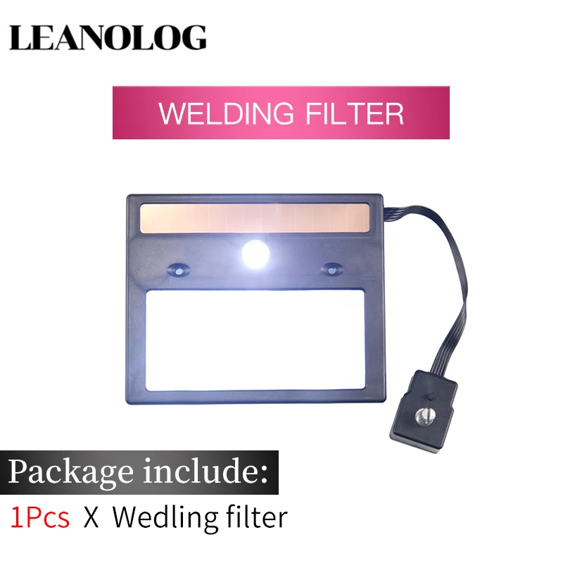 Welding Filter Светодиодный светильник на солнечной батарее с автоматическим затемнением фильтр для сварки/польская маска/шлем/сварочная крышка/сварочные линзы/сварочный фильтр - Цвет: Welding Filter