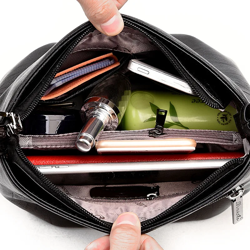 Новые модные женские сумки из натуральной кожи повседневные через плечо для