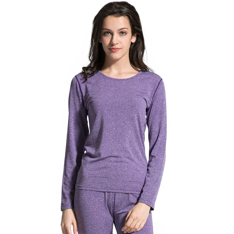 Женский длинный Johns зимнее теплое нижнее белье Топы + штаны комплект женского