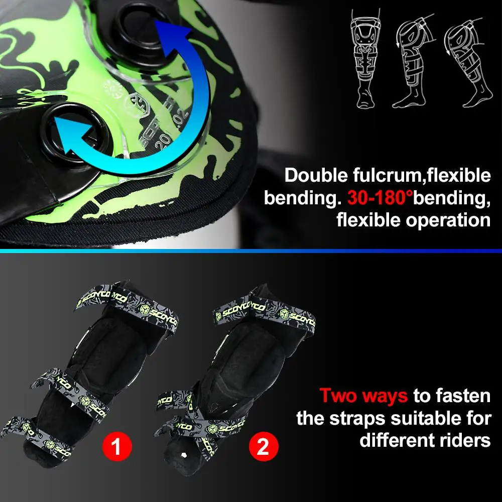 SCOYCO спортивные наколенники MBX MTB moto rcross анти-осенние ветрозащитные экстремальные мотоциклетные защитные наколенники для гонок и велоспорта