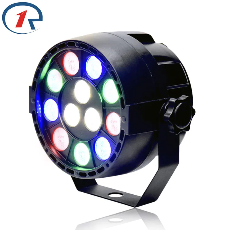 

ZjRight 15W flat LED Par light RGBW Disco Lamp stage light luces discoteca laser Beam luz de projector lumiere dmx controller