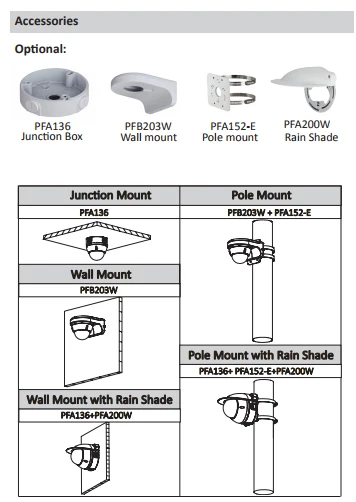 Original Dahua 4MP WDR IR Mini Camera Cmos Day Night vision H.265 H.264 Waterproof Ip camera Support POE English version | Безопасность