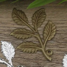 Antique Bronze 20 штук 32X50 мм цвет серебро/золото Цвет лист подвески для diy-декораций, Цепочки и ожерелья браслет ювелирных изделий - Окраска металла: Antique Bronze