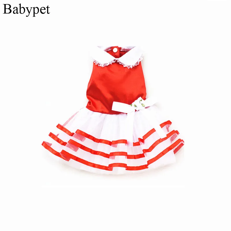 10 шт./лот оптовая продажа дешевые Сатиновые платья пачки для собак щенков собака