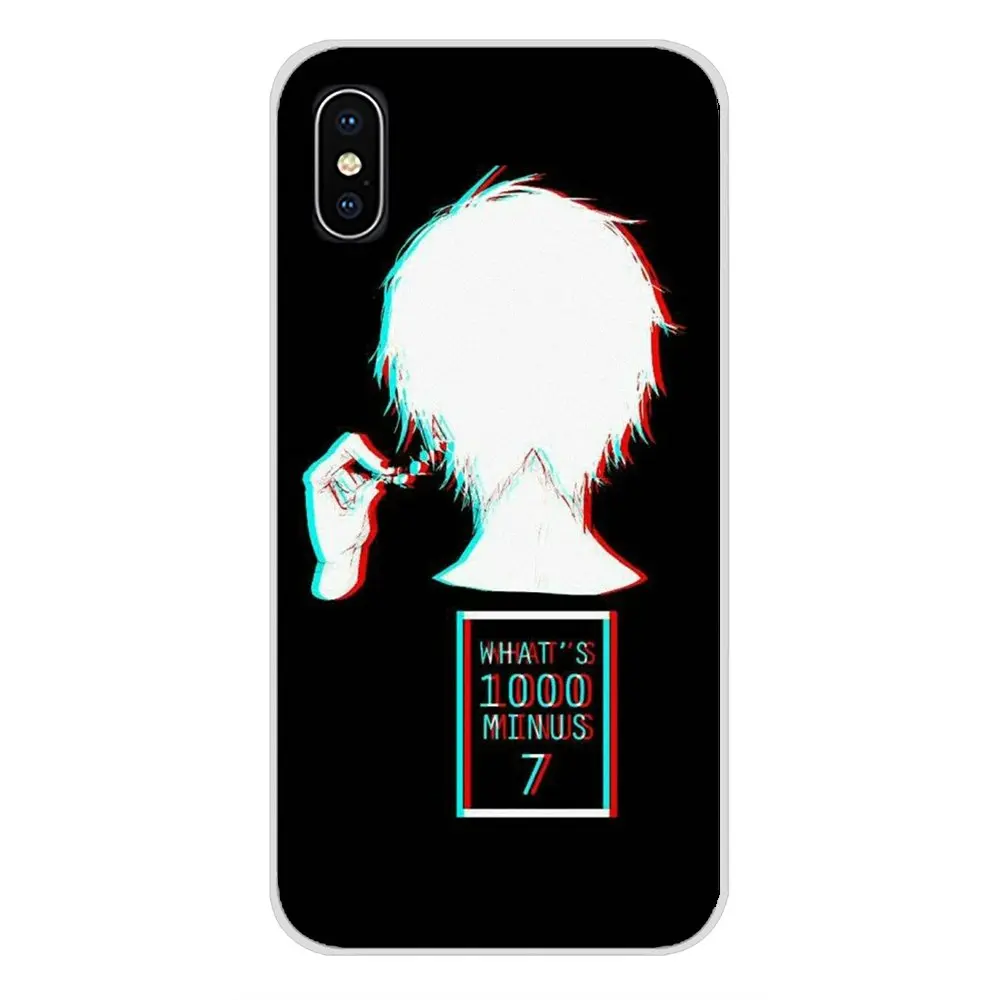 What's 1000 Minus 7 tokyo ghoul Quote для Samsung Galaxy A3 A5 A7 J1 J2 J3 J5 J7 2015 2016 2017 аксессуары чехлы