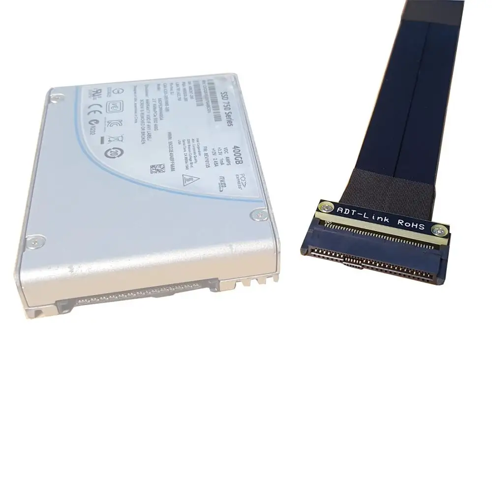 Кабель-удлинитель для передачи данных ADT-Link U.2 NVMe SSD к PCI-E 3 0x4 | Компьютеры и офис