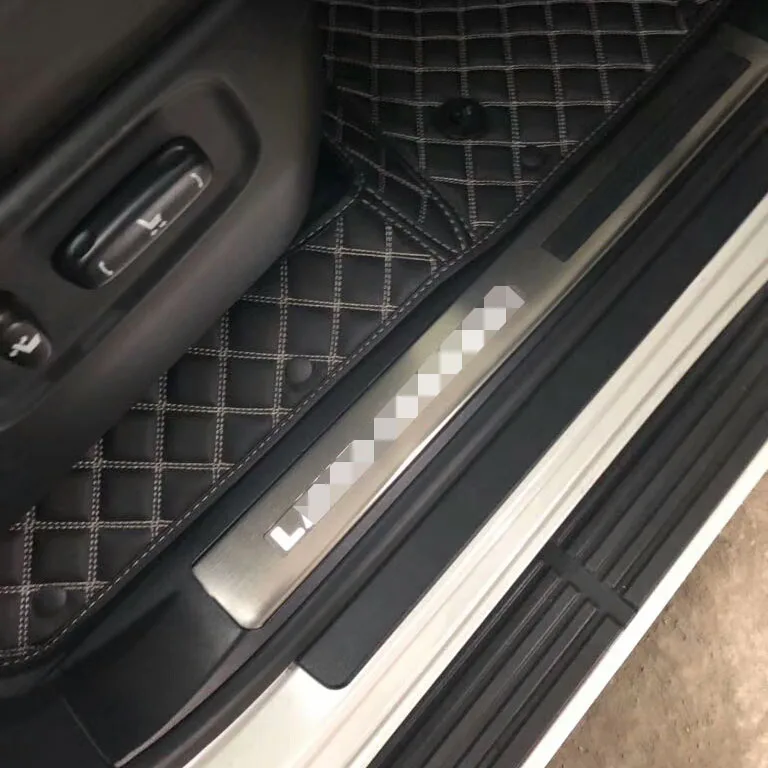 Для Toyota Land Cruiser 200 FJ200 аксессуары светодиодный автомобильный порог Накладка Стильный чехол