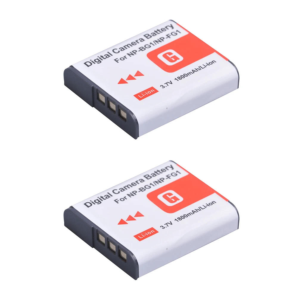 Tectra 2 шт. NP BG1 FG1 камера Литий ионная батарея для Sony Cyber shot DSC H3 H7 H9 H10 H20 H50|battery for sony|np