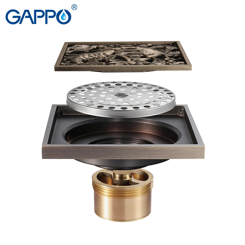 GAPPO Крышка для дренажа решетка сливной фильтр пола ванная Сливная крышка siphon