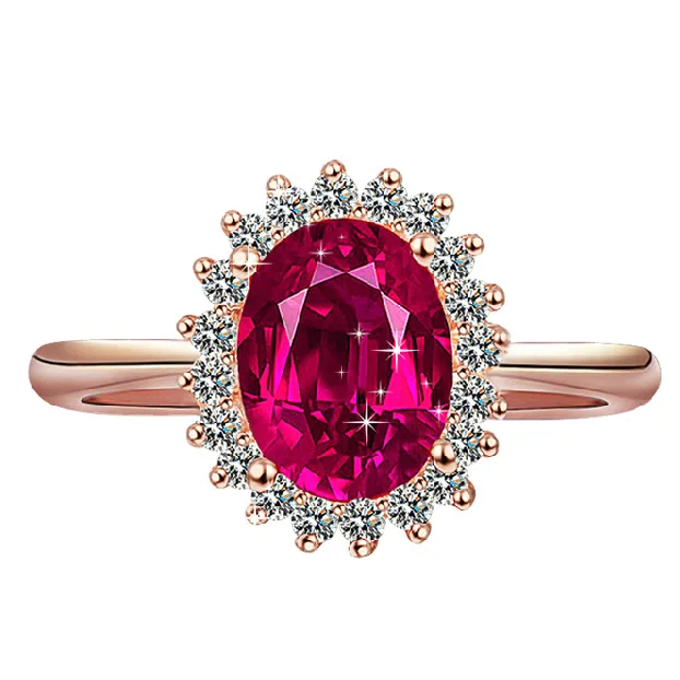 Обручальное кольцо красный цвет драгоценные камни ювелирное изделие подарок для