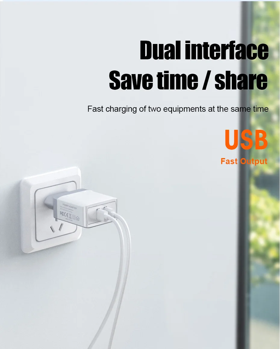 ZNP Quick Charge 3,0 28 Вт QC 3,0 адаптер зарядного устройства с двойным USB ЕС Путешествия стены мобильного телефона Быстрая зарядка для iPhone samsung Xiaomi
