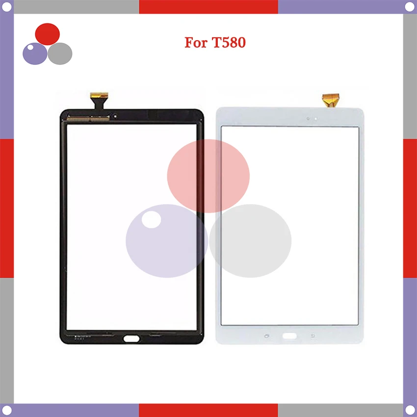 Для samsung Tab A SM T580 T585 Сенсорный экран Панель Сенсор планшета внешний Стекло