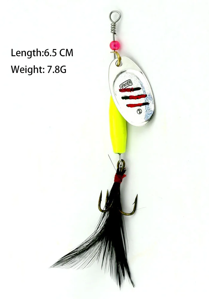 Горячая новинка 2017 вертушка ложка макро Тигр хорошая приманка с крючком для