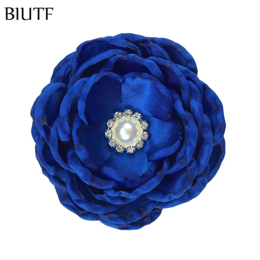 10-royal blue 3 шт./лот 4 ''сожженных 7-слойная атласное платье с цветочным узором с бриллиантом для девочек необходимо избавиться заколки для волос" сделай сам "Аксессуары для бутика TH282 - Цвет: 10-royal blue