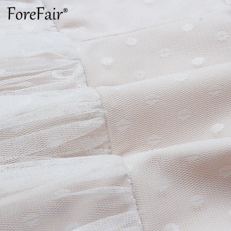 Forefair женское длинное Сетчатое платье элегантное черное белое без рукавов макси