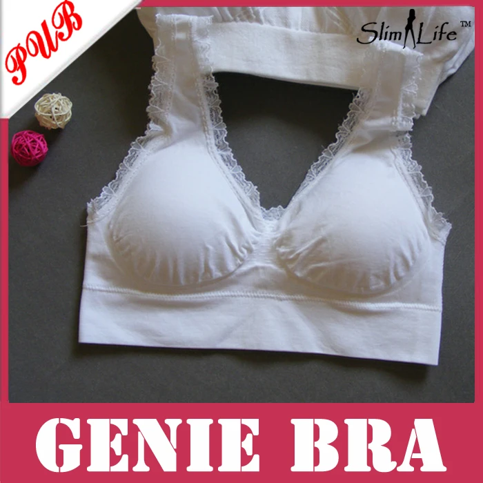 New lace Genie Bra seamless bras with removeable pads 5 sizes 3 colors 600pcs Free shipping | Женская одежда