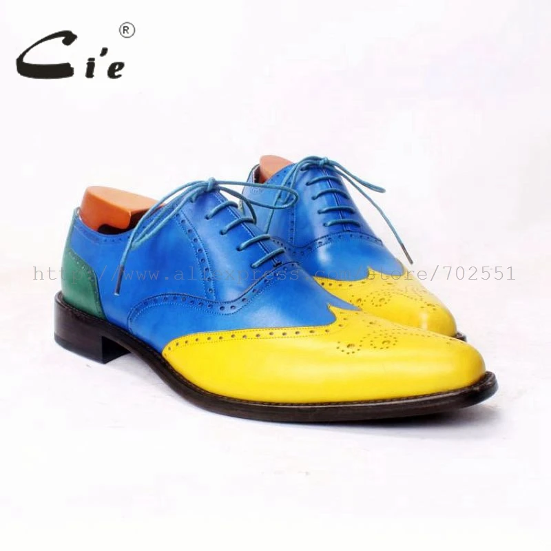 cie BespokeMen Shoe Handmade Men shoe Men's Oxfords Pure Leather Size6-14 Calf Outsole Breathable High Quality OX371 | Обувь