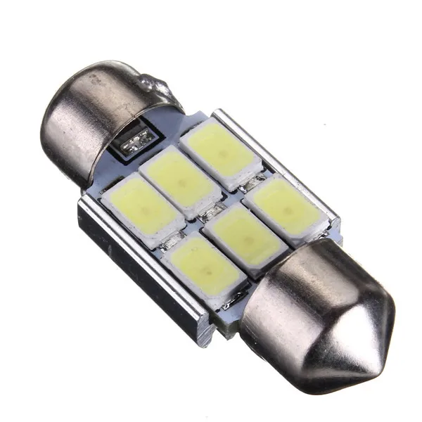 1 шт. большая акция чистый белый 31 мм 5630 SMD 6 светодиодный Авто купольная гирлянда