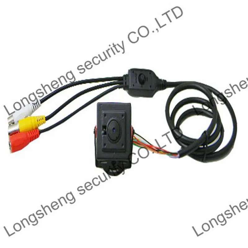 Мини hd 2.5 мм пинхол Sony 700TVL A / V 100 град. экранное меню вставка видеонаблюдения