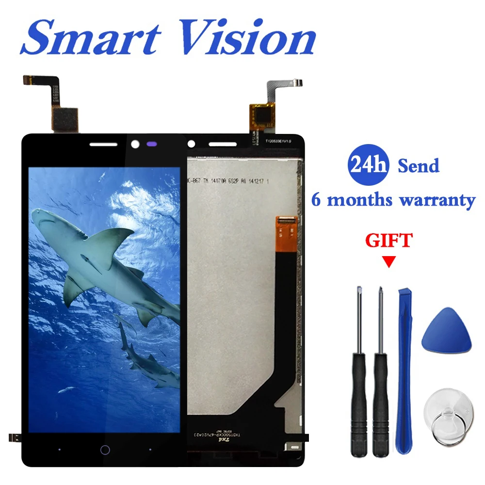 5,0-дюймовый дисплей с сенсорным цифровым сборочным блоком для ZTE Blade V2 Lite A450 + инструменты.