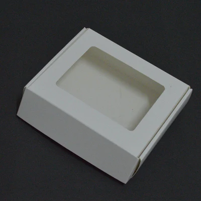 white 10 шт крафт-бумажная коробка для упаковки индивидуальные коробки упаковка с окном черная пользовательская большая упаковочная коробка Персонализация белая - Цвет: white