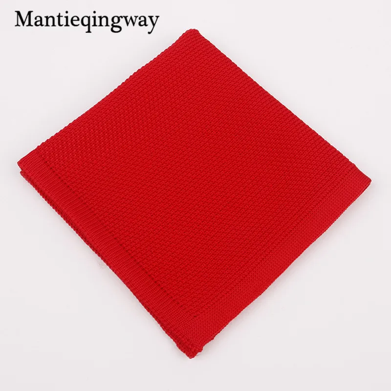 Mantieqingway Мода вязаный платок для мужской карманный квадратный Полотенца Бизнес
