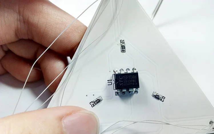 Цветной СВЕТОДИОДНЫЙ потолочный светильник наборы DIY электронные паяльные