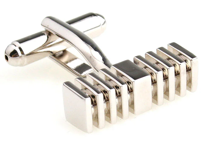 Модные прямоугольные планшетоны Lepton простые дизайнерские запонки подарочные