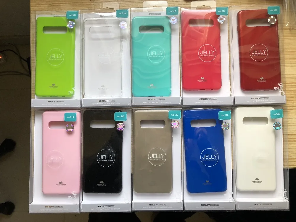 Оригинальный мягкий защитный тонкий чехол Mercury Goospery Pear для Samsung Galaxy S10|Бамперы| |