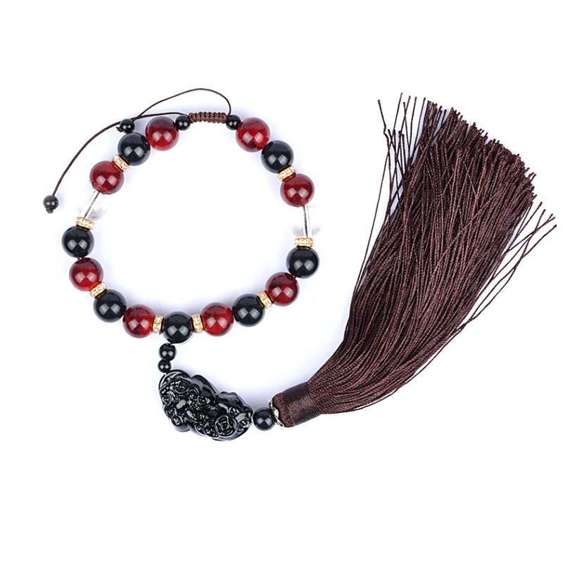 Украшение для автомобиля Будды Бусины стойки авто интерьер зеркало заднего вида