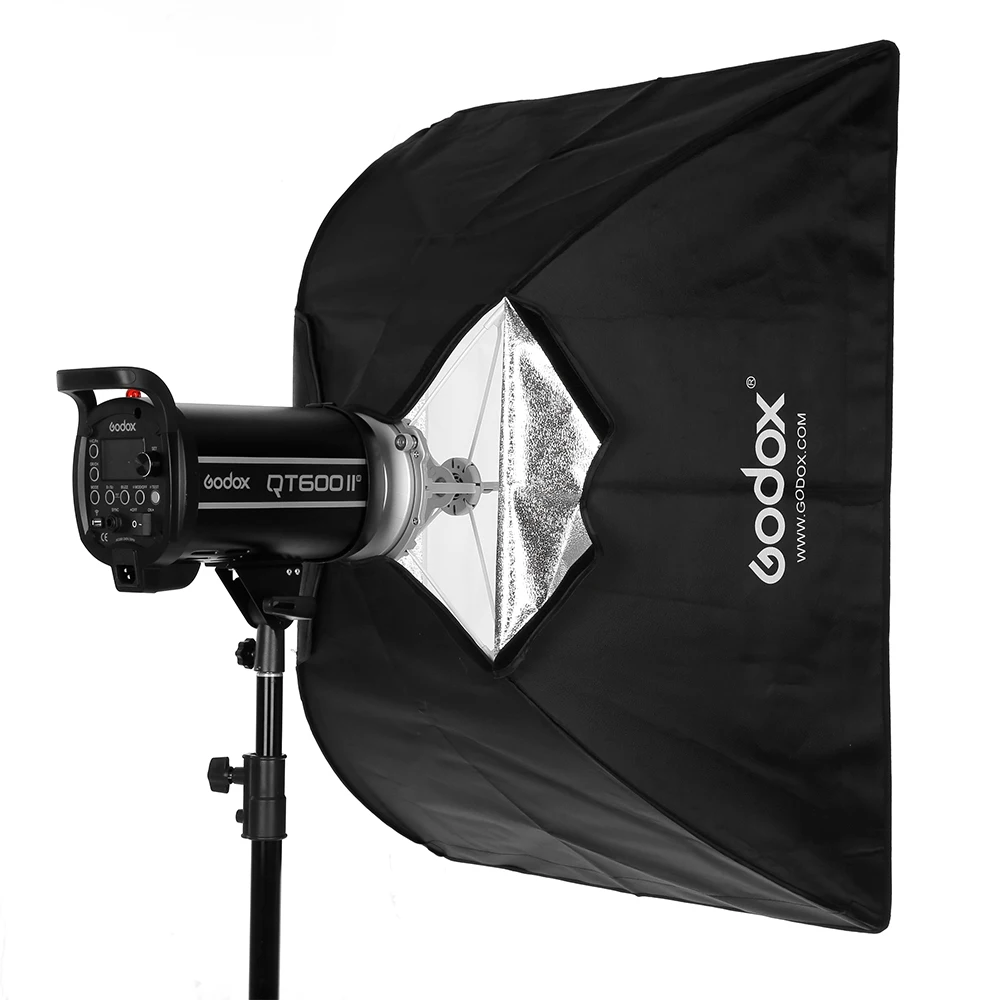 Godox SB-UE 60X90 см 24X35 дюймов портативный прямоугольный Зонт софтбокс Bowens крепление для студийная вспышка Speedlite