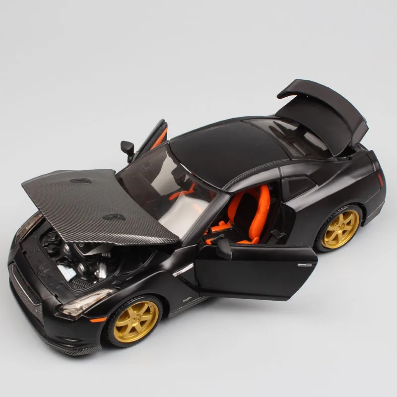 Масштаб 1:24 mini Maisto 2009 Nissan GTR Skyline супер спорт турбо R35 гоночный автомобиль купе