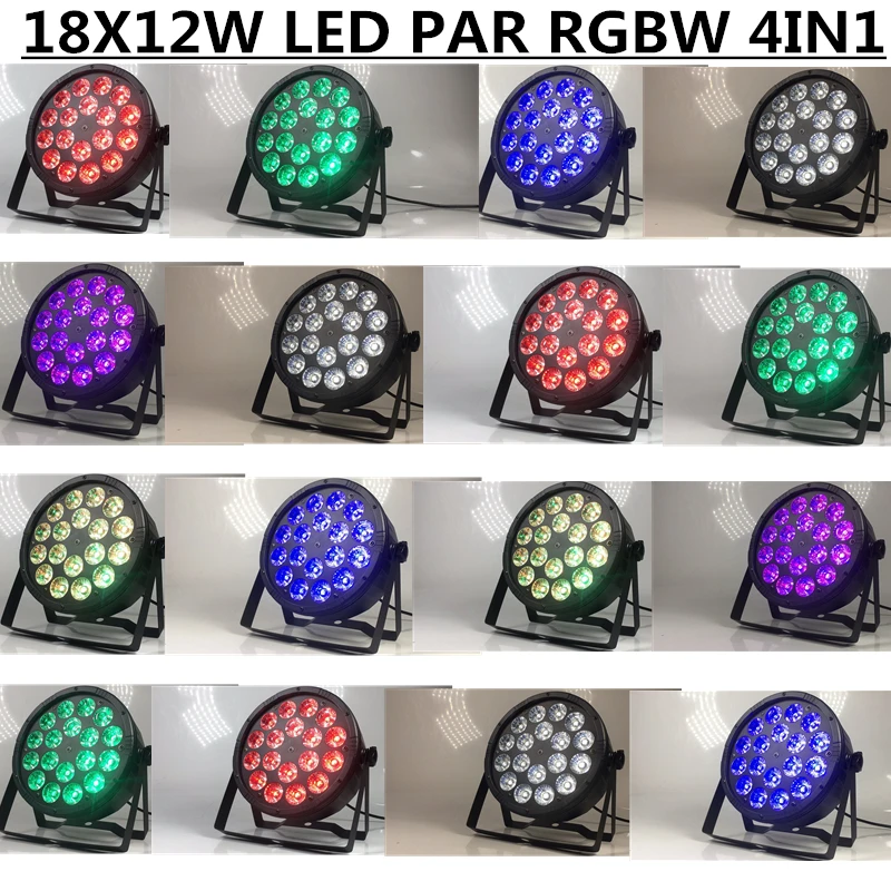 16 шт./18X12W светодиодный Par Светильник led par прожектор RGB светодиодный/диско