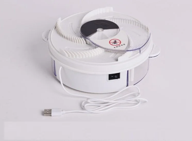 White USB type Синий цвет USB тип и батарея летают от насекомых комаров убийца Базз ловушка для летающих насекомых устройство с ловкой еды Zapper Kill - Цвет: White USB type