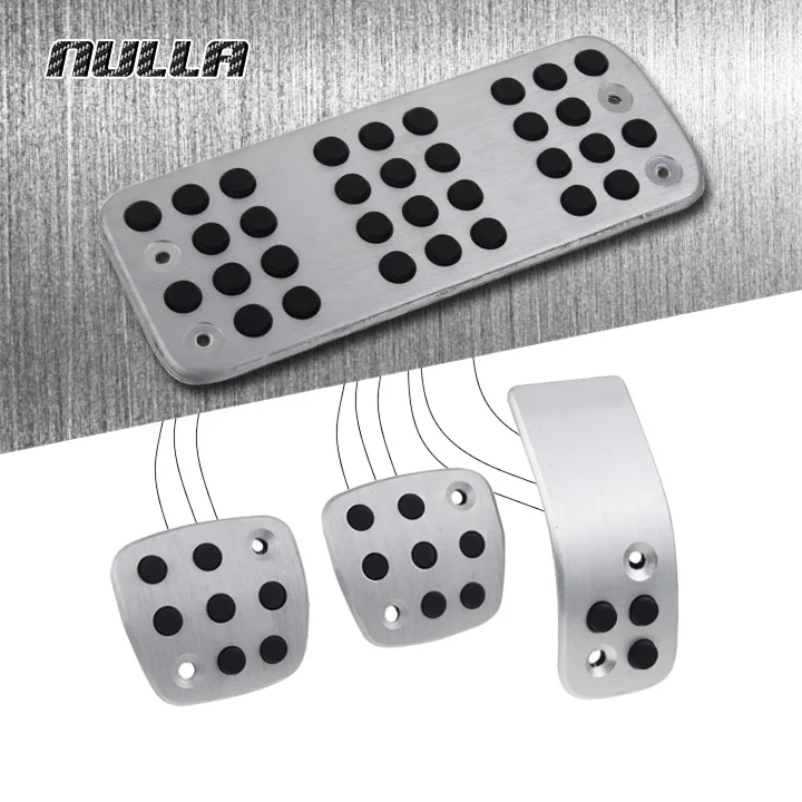 Модифицированная алюминиевая ножная педаль NULLA LHD для стайлинга сменная