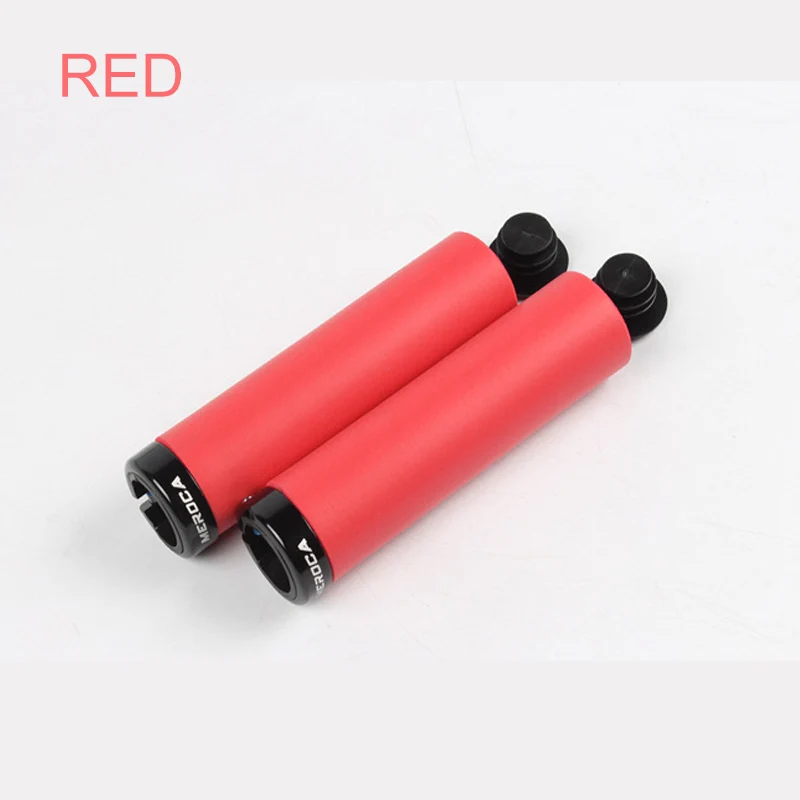 Красный bicycle handlebar grips bike grips fixie mtb grips bicycle handle grip bmx punho para bicicleta mangos bicicleta - Цвет: Красный