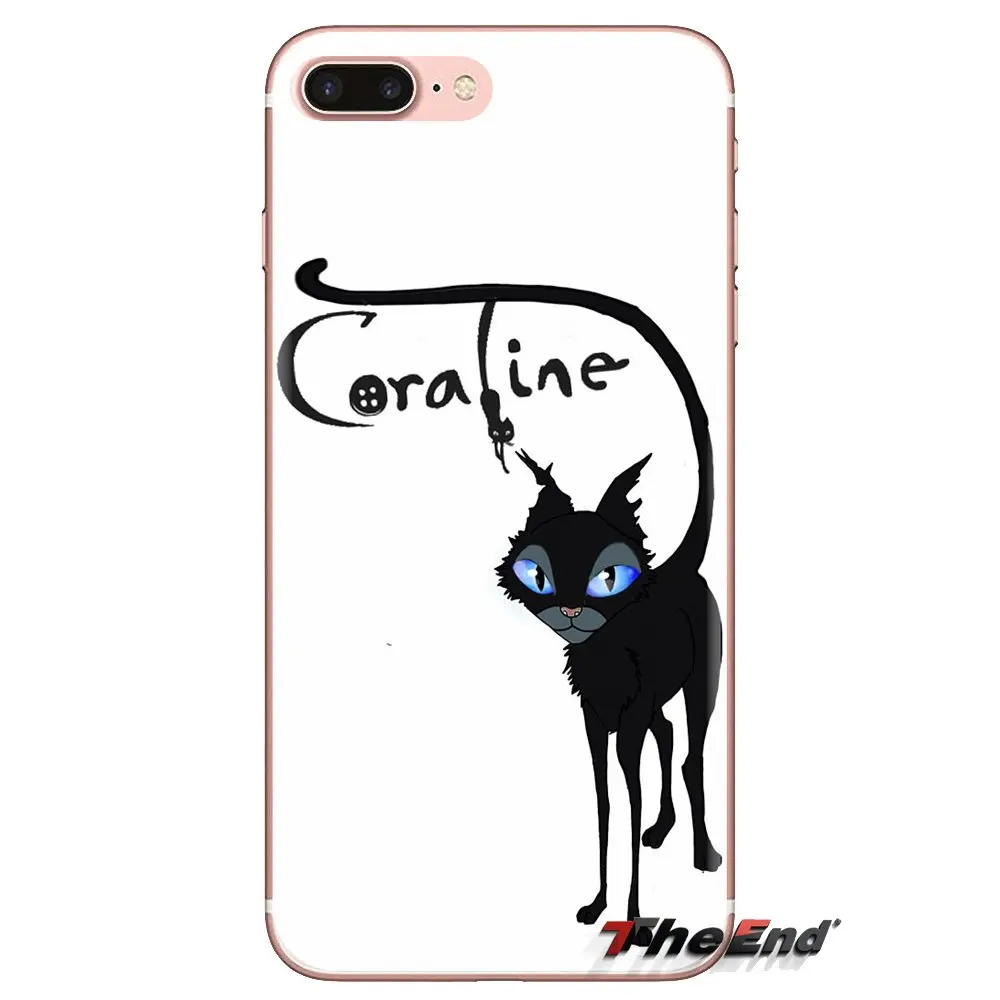 Для iPod Touch Apple iPhone 4 4S 5 5S SE 5C 6 6S 7 8 X XR XS Plus MAX мягкие прозрачные чехлы Чехлы coraline Christmas