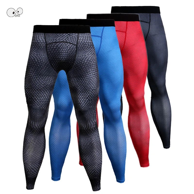 

2020 New Compression Pants Sports Running Tights Men Jogging Leggings Fitness Gym Clothing Quick Dry Elastic Sport Mens Trousers