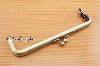 Металлическая рамка для кошелька клей на застежке зажим антибронзовый 7 дюймов X 2