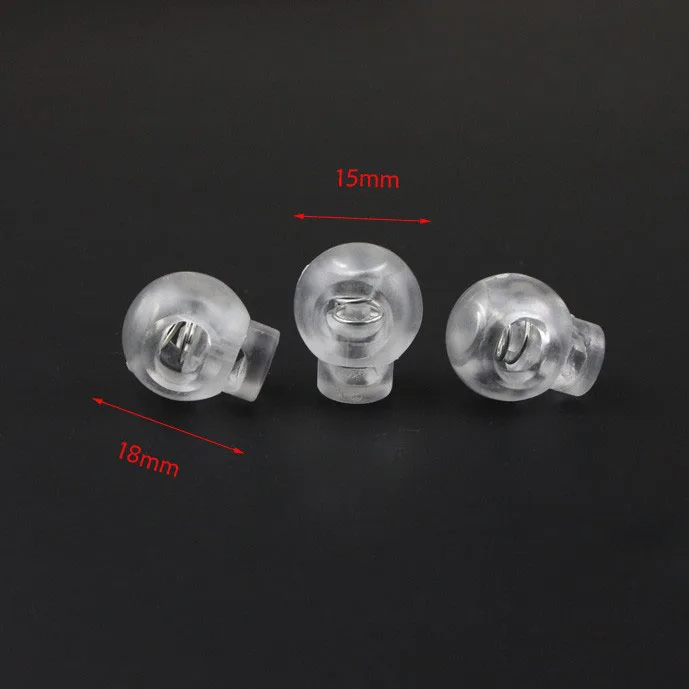 10 шт./упак. прозрачный пластиковый мяч заглушки для шнура круглая заглушка