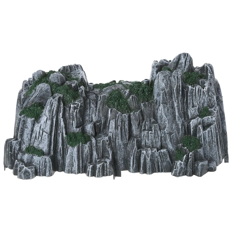 Высокое качество Пластиковые Rockery туннель трек поезд слот железнодорожные