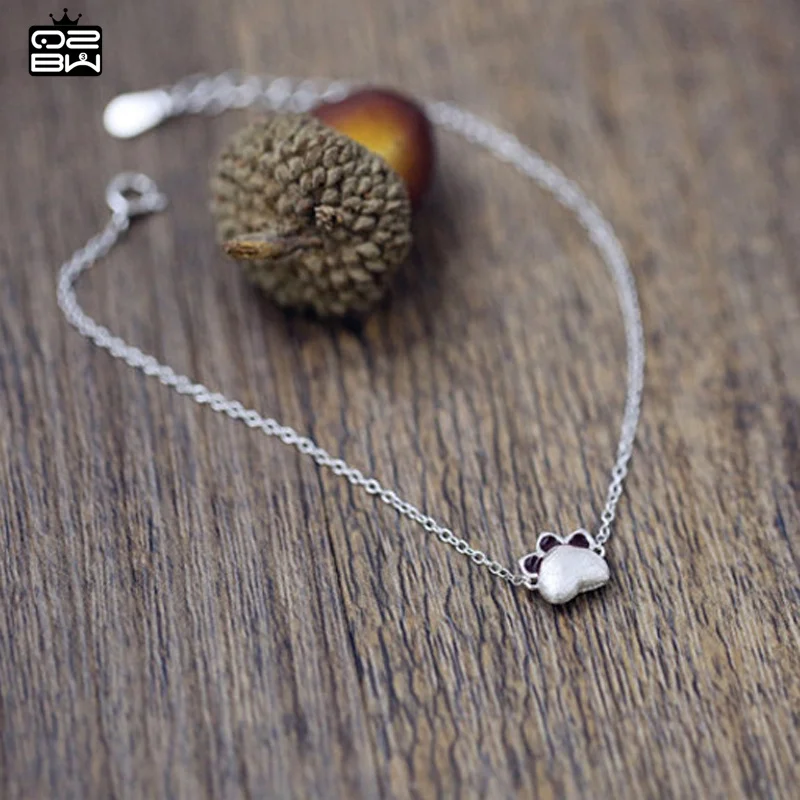 Изысканный Браслеты Из Белого Золота плиты продукты Щеткой кошка коготь