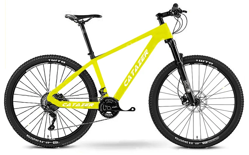 Catazer карбоновый горный велосипед 1" /19" 2" карбоновая рама 29er колеса 20 скоростей Профессиональный MTB велосипед дисковый тормоз велосипед