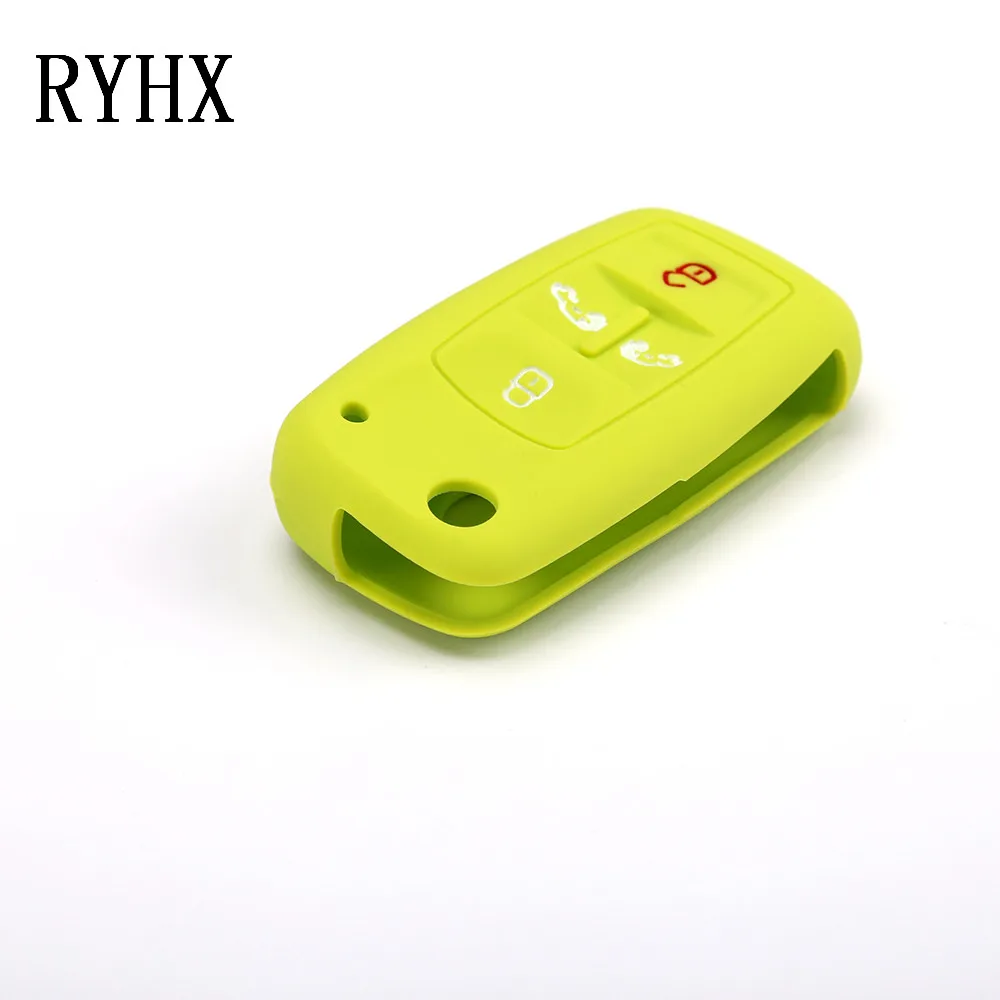 4 кнопки силиконовый Автомобильный Дистанционный Брелок чехол для Volkswagen Multivan Sharan